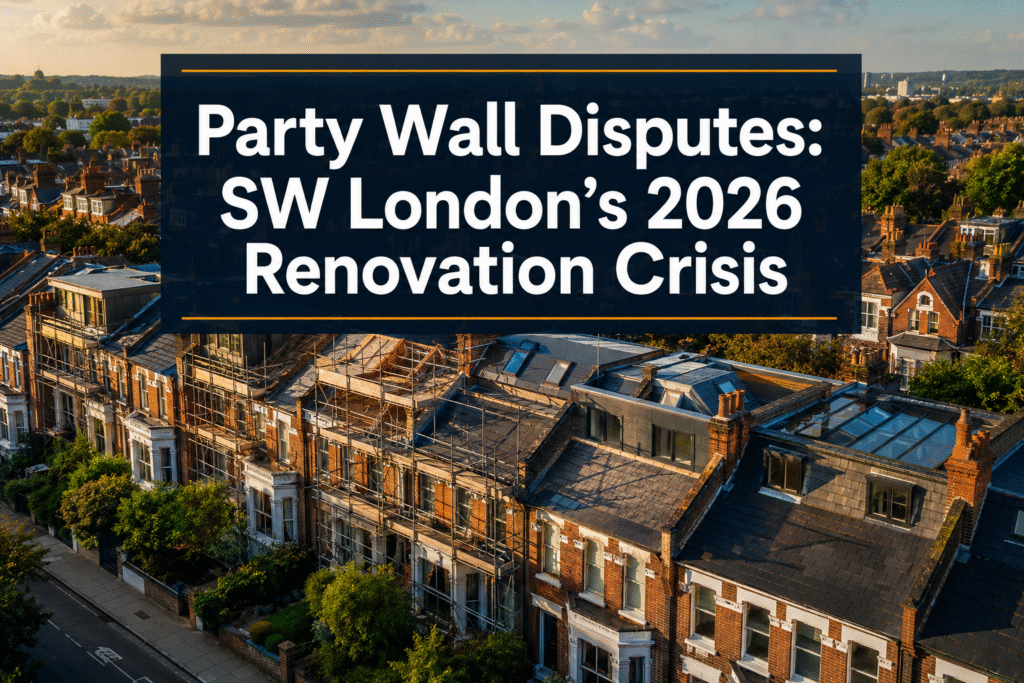 Kingston upon Thames Party Wall Disputes: South West London Renovation Boom 2026