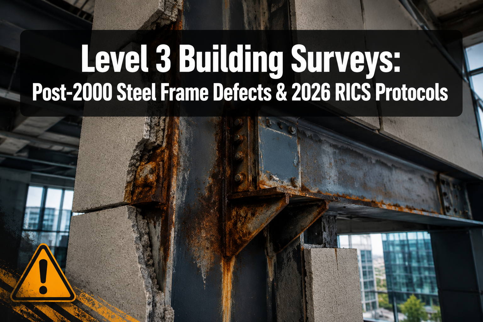Level 3 Building Surveys for Post-2000 Steel Frame Defects: 2026 RICS Protocols for Corrosion and Fire Risks