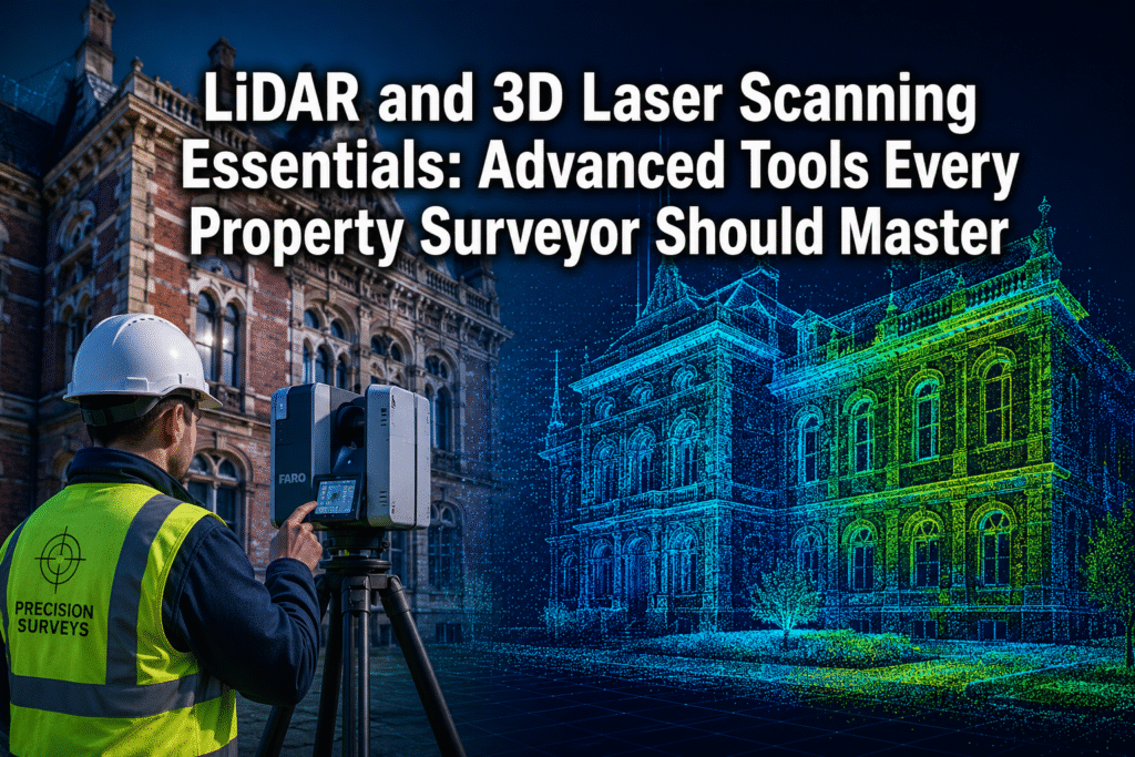 LiDAR and 3D Laser Scanning Essentials: Advanced Tools Every Property Surveyor Should Master