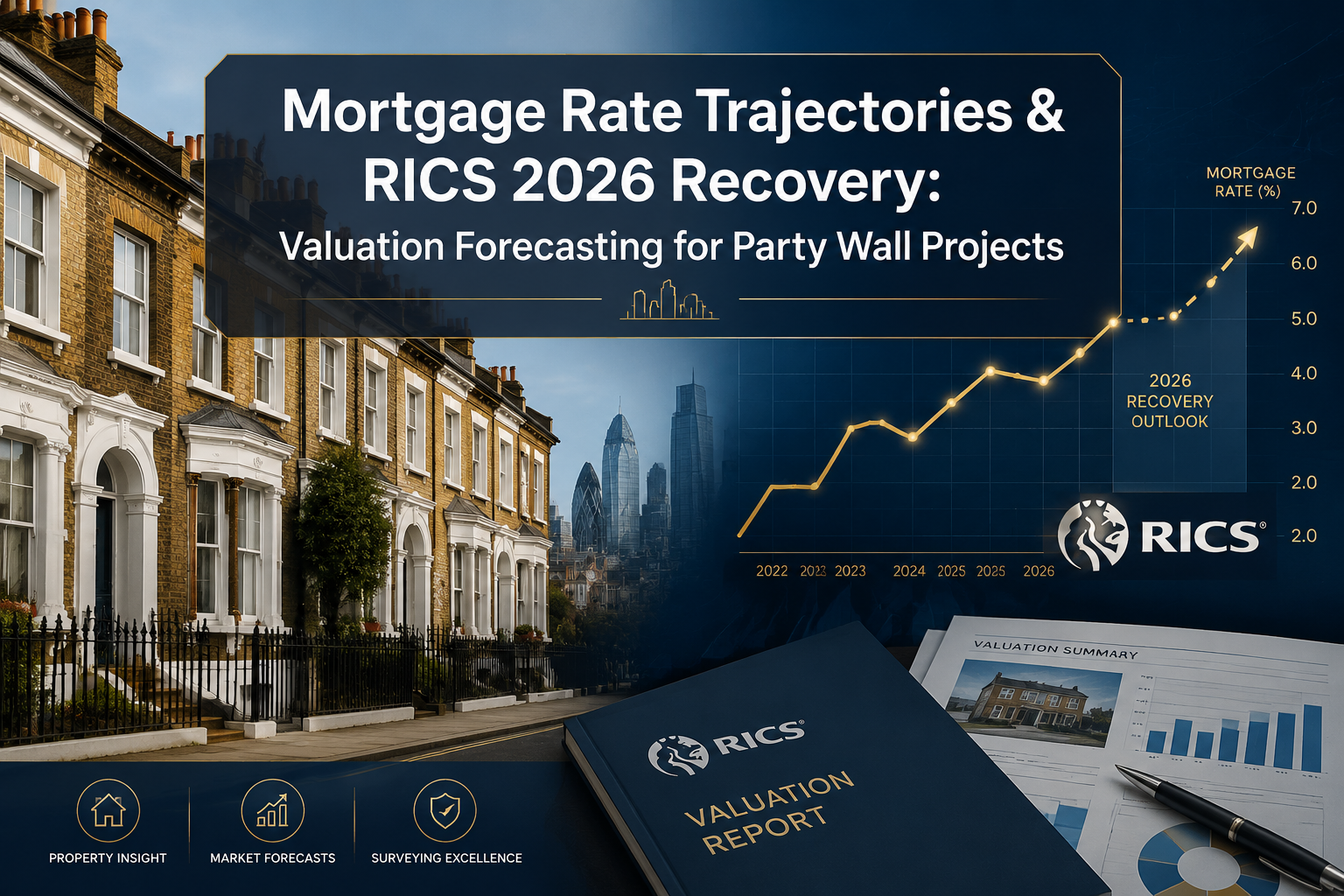 Mortgage Rate Trajectories Impacting RICS 2026 Recovery: Valuation Forecasting for Party Wall Projects