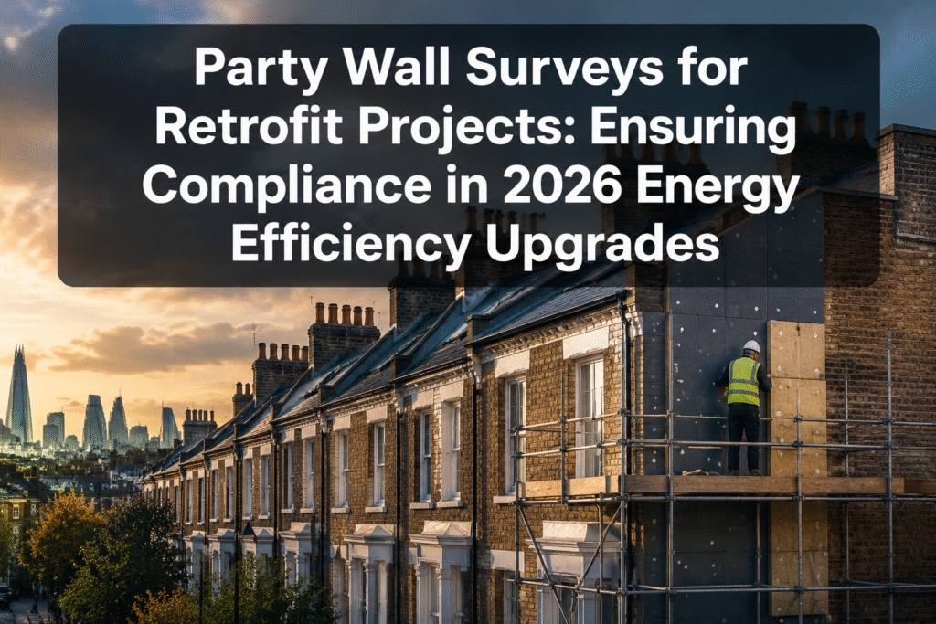 Party Wall Surveys for Retrofit Projects: Ensuring Compliance in 2026 Energy Efficiency Upgrades