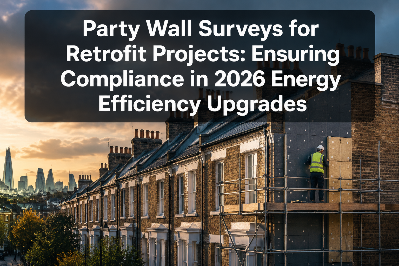 Party Wall Surveys for Retrofit Projects: Ensuring Compliance in 2026 Energy Efficiency Upgrades