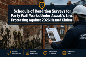 Schedule of Condition Surveys for Party Wall Works Under Awaab’s Law: Protecting Against 2026 Hazard Claims