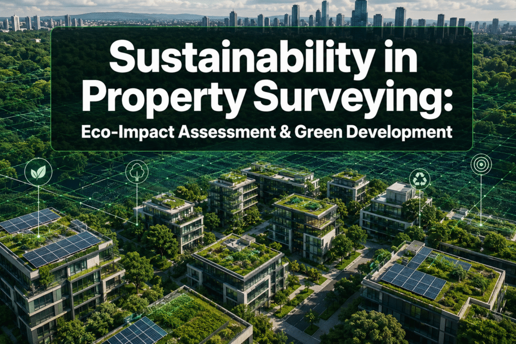 Sustainability in Property Surveying: Tools for Eco-Impact Assessment and Green Development