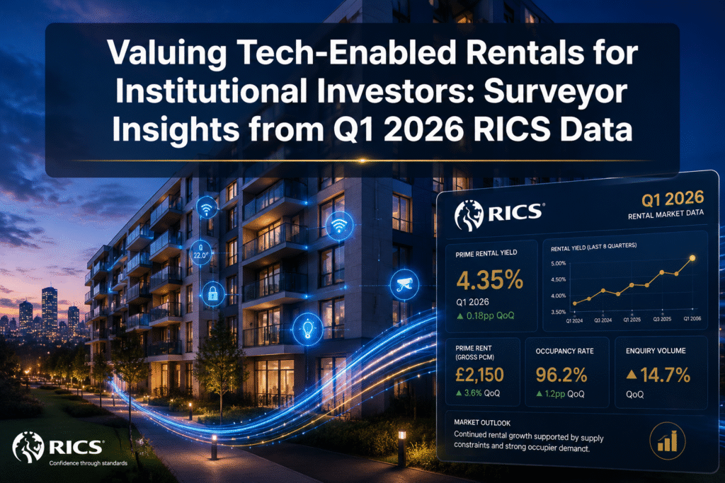 Valuing Tech-Enabled Rentals for Institutional Investors: Surveyor Insights from Q1 2026 RICS Data
