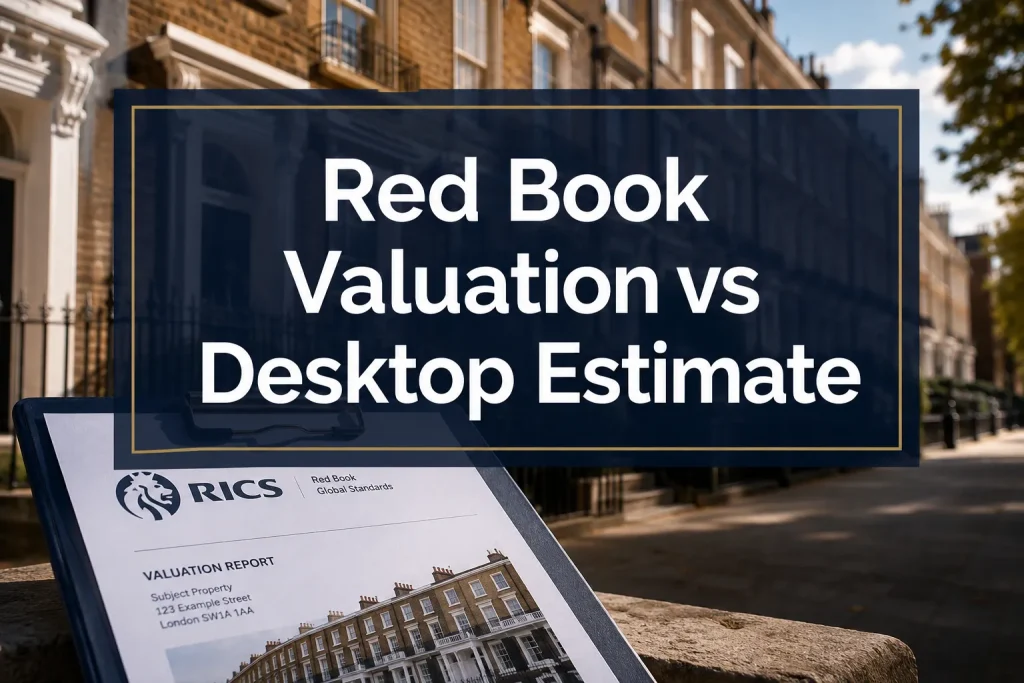 Red Book Valuation vs Desktop Estimate: When UK Property Owners Need a Full RICS-Compliant Report