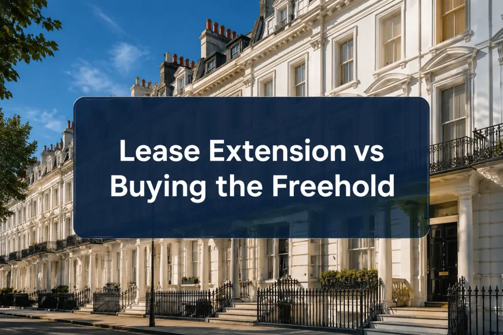 Lease Extension Valuation vs Buying the Freehold: How Surveyors Calculate Different Premiums