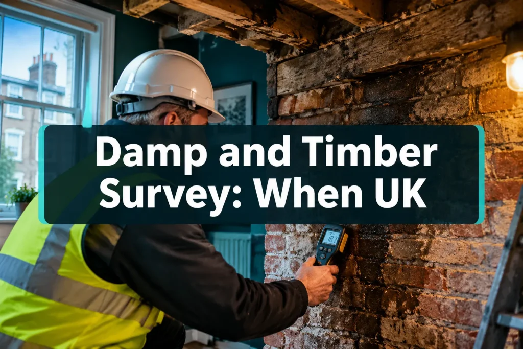 Damp and Timber Survey: When UK Homebuyers Need Both Assessments Before Exchanging Contracts