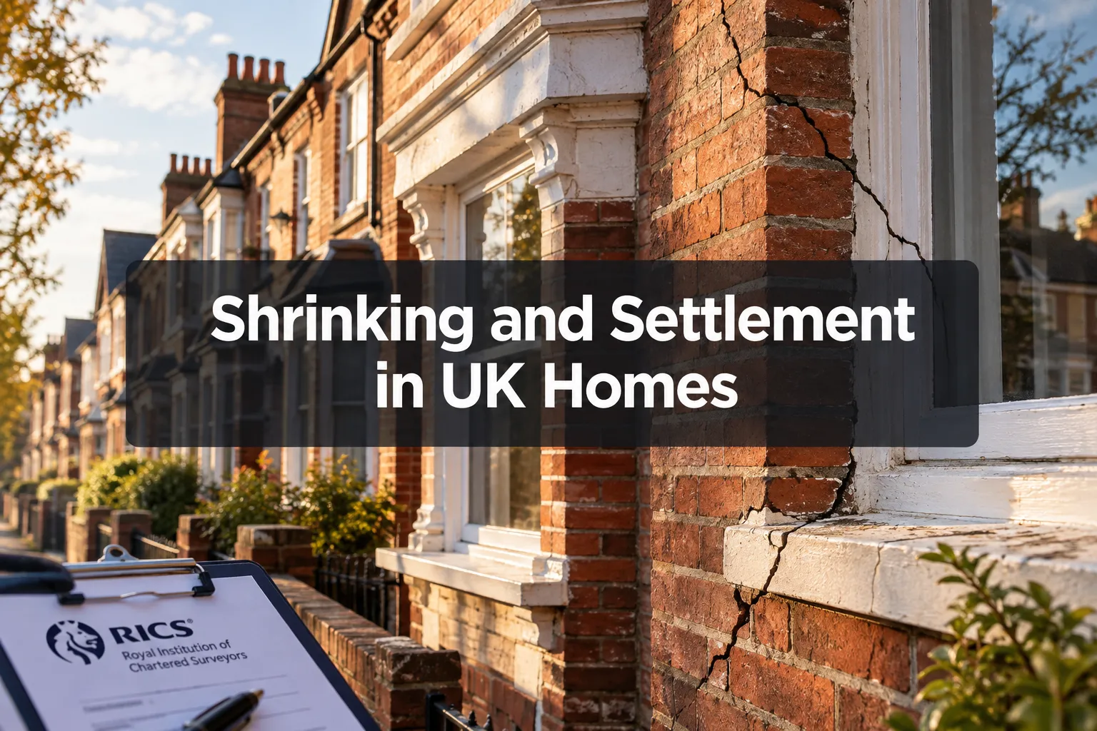 Shrinking and Settlement in UK Homes: Surveyor Strategies for Monitoring Minor Movement Before It Becomes Structural