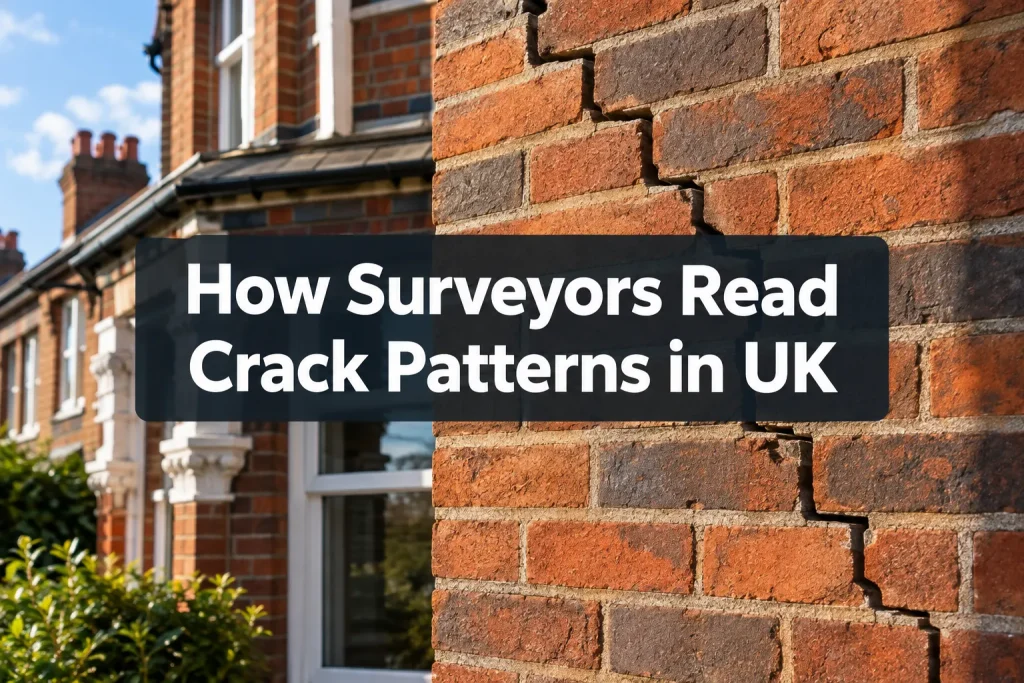 How Surveyors Read Crack Patterns in UK Homes: Hairline, Step, Diagonal and Settlement Cracks Explained